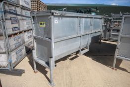 + VAT IAE 1T Large Capacity Barley Beef Feeder. 2019/2020. With pallet tine slots and adjustable
