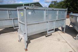 + VAT IAE 1T Large Capacity Barley Beef Feeder. 2019/2020. With pallet tine slots and adjustable