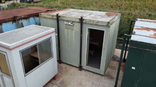 c.12ft x 8ft jack leg cabin.