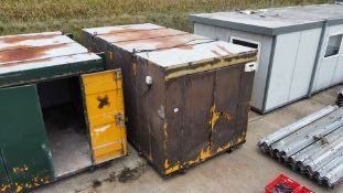 c.16ft x 8ft steel container.