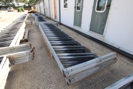 + VAT 6x 15ft galvanised cattle feed fence.