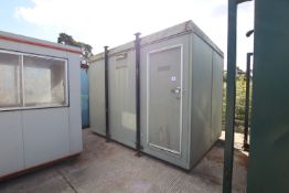 c.12ft x 8ft jack leg cabin.