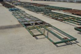23ft heavy duty cattle yard gate. With cut-out.