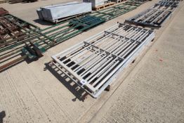 2x 8ft galvanised gates.