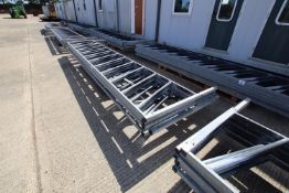 + VAT 6x 15ft galvanised cattle feed fence.
