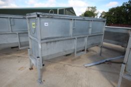 + VAT IAE 1T Large Capacity Barley Beef Feeder. 2019/2020. With pallet tine slots and adjustable