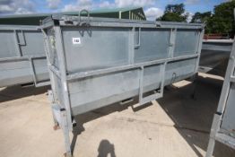 + VAT IAE 1T Large Capacity Barley Beef Feeder. 2019/2020. With pallet tine slots and adjustable