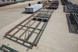 14ft 9in heavy duty cattle yard gate.