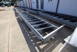 + VAT 6x 15ft galvanised cattle feed fence.
