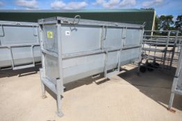 + VAT IAE 1T Large Capacity Barley Beef Feeder. 2019/2020. With pallet tine slots and adjustable