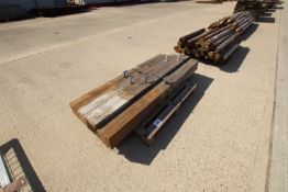 4x 7inx7in gate posts.