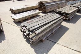 Quantity of 3.5inx1.5in c.6ft used fencing rails.
