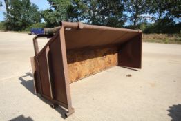 Big bale rack for cattle yard. To take Hesston bale.
