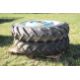 + VAT Pair of 12.4/11-36 wheels and tyres. With 8-stud centres. Ex-Ford 5610. - Image 1 of 7