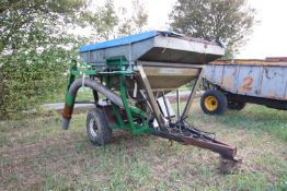 + VAT Peter Allen 3T single axle Rota-Field feed dispenser. With hydraulic arm. Owned from new.