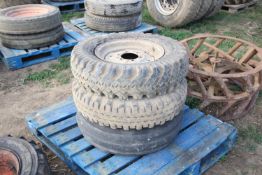 + VAT 3x front wheels and tyres.