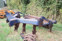 + VAT Tim Howard five leg subsoiler. With tungsten tipped points and packer. Owned from new.