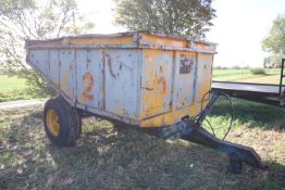 + VAT Richard Western 6T single axle dump trailer. Owned from new.