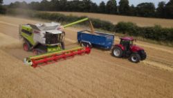 Timed Online Dispersal of Claas Combine, Case Tractors, JCB Loader, Implements & Trailers