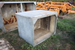 + VAT Galvanised water tank and lid.