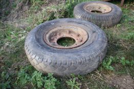 + VAT Military split rim wheel and tyre.