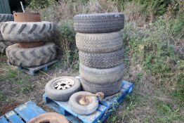 + VAT Various 4x4 wheels and tyres, Subaru wheel and tyre etc.