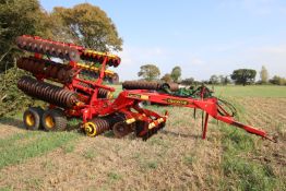 + VAT Vaderstad 6.50m Carrier 650. Comprising two rows of X-Discs and single SteelRunner packer.