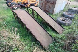 + VAT Pair of washdown ramps.