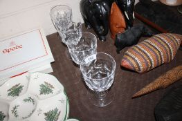 A set of four William Yeoward wine rummers