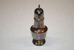 A silver sugar sifter, 141gms