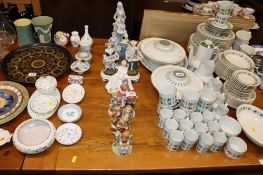 A collection of Hummell figures; Royal Doulton figurine 'Heather'; another Doulton figurine '