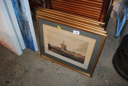A set of coloured prints