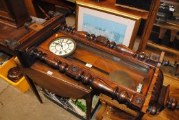 A Gustav Beeker Vienna regulator style wall clock