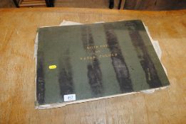 A folio of David Cox on watercolour containing various mounted prints
