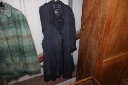 A Burberry overcoat