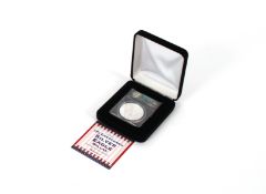 A Westminster uncirculated Emergency silver eagle struck at the Philadelphia Mint ANACS certified