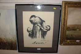Cathe Kollwitz print 'Brot' from the portfolio 'Hunger 1924'