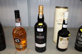 A bottle of Warre's Warrior Finest Reserve port