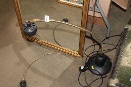 A modern adjustable reading lamp