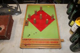 A Taylor Productions wooden table top game