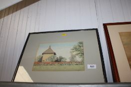 A Tibbenham, framed and glazed watercolour study dated 1926