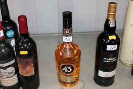A bottle of Licor 43 Original