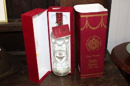 A bottle of The Imperial Collection Super Premium Vodka in original box