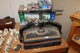 A large book press