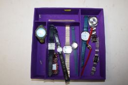 A box containing ten ladies and gents working wristwatches to include Timekeepers