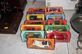 A quantity of Matchbox Models of Yesteryear boxed diecast vehicles to include the 1927 Talbot van,