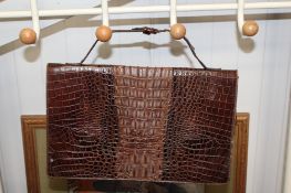 A Yip Lee Woh crocodile skin bag
