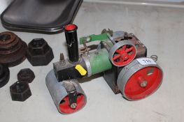 A Mamod steam engine