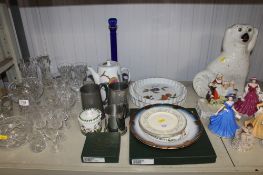 A collection of various decorative china to include Royal Worcester 'Evesham', a Portmeirion '