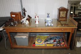 A Flamant oak sideboard fitted two drawers